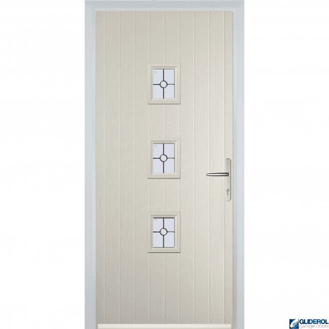 Gliderol Moncur front entrance door CREAM