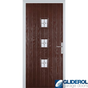 Moncur front entrance door DARKWOOD