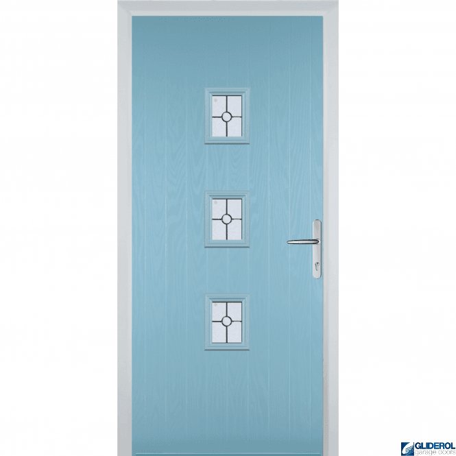 Gliderol Moncur front entrance door DUCK EGG BLUE