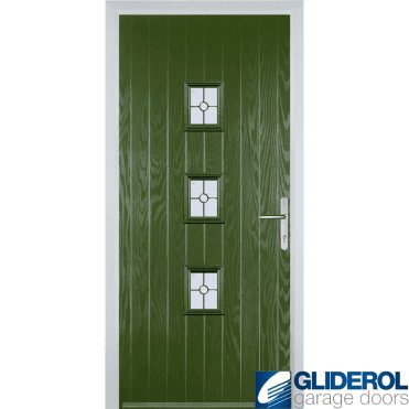 Moncur front entrance door FERN GREEN (RAL6025)