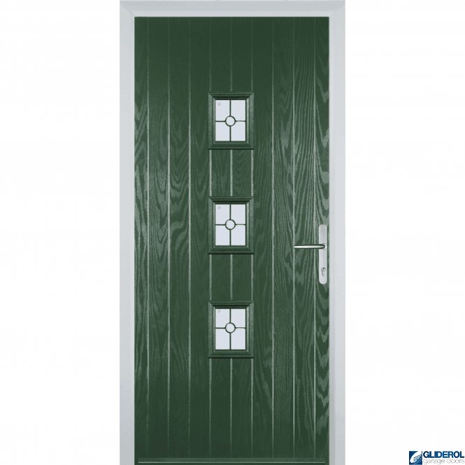 Gliderol Moncur front entrance door GREEN (RAL6009)