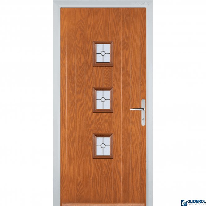 Gliderol Moncur front entrance door OAK