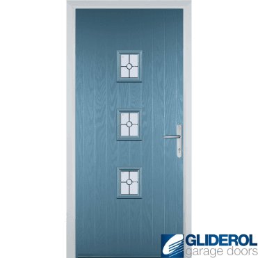 Moncur front entrance door PASTLE BLUE (RAL5024)