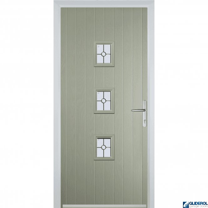 Gliderol Moncur front entrance door PEBBLE GREY (RAL7032)