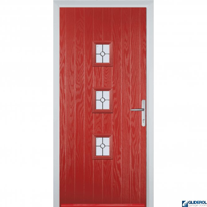 Gliderol Moncur front entrance door RED (RAL3003)