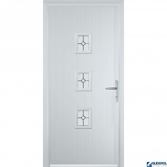 Gliderol Moncur front entrance door WHITE