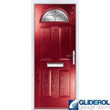 Montgomery 1 front entrance door RED