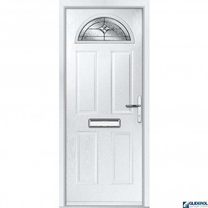 Gliderol Montgomery 1 front entrance door White