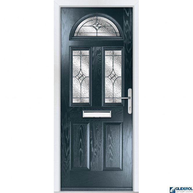 Gliderol Montgomery 3 front entrance door ANTHRACITE