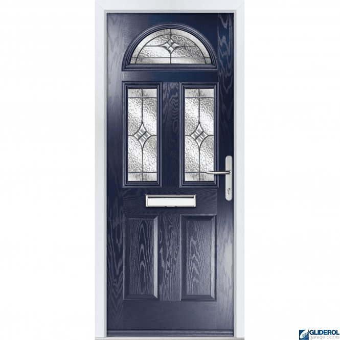 Gliderol Montgomery 3 front entrance door BLUE