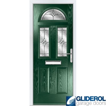 Montgomery 3 front entrance door GREEN (RAL6009)