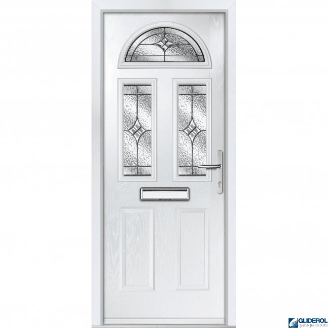 Gliderol Montgomery 3 front entrance door White