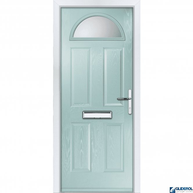 Gliderol Montgomery FIRE-RATED (FD30) door DUCK EGG BLUE