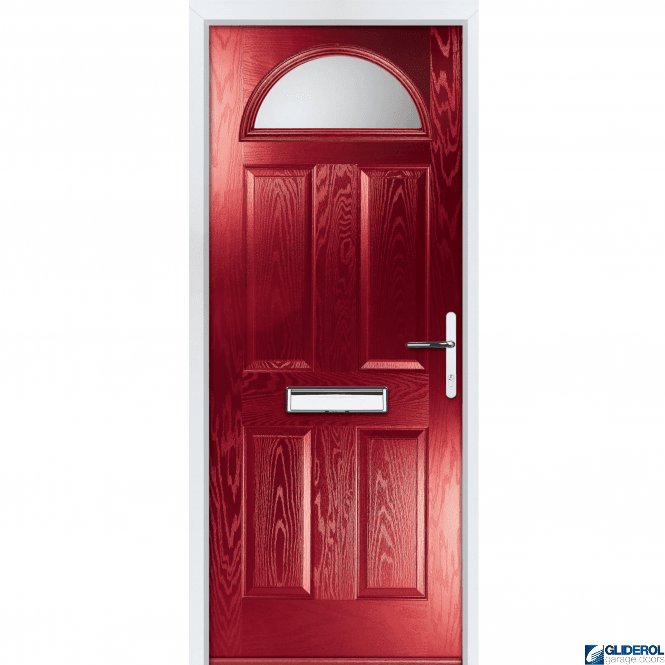 Gliderol Montgomery FIRE-RATED (FD30) door RED