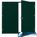 MOSS GREEN (RAL6005) Budget Dorridge Side Hinged Garage Door