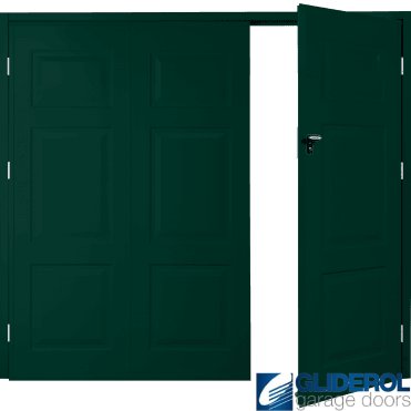 MOSS GREEN (RAL6005) Budget Hollington Side Hinged Garage Door
