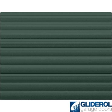 MOSS-GREEN (RAL6005) Insulated Automatic Roller Garage Door (77mm Lath)