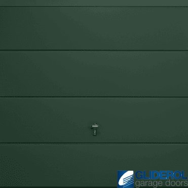 MOSS-GREEN (RAL6005) Up & Over Horizontal Wide Rib