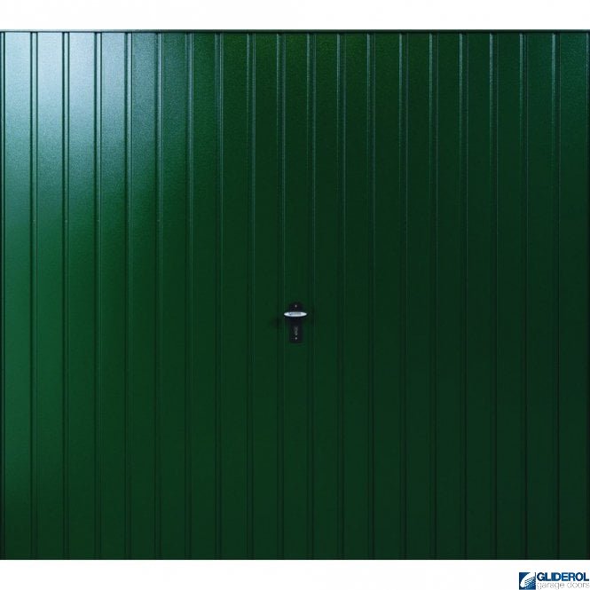 Gliderol MOSS-GREEN (RAL6005) Up & Over Vertical Standard Rib