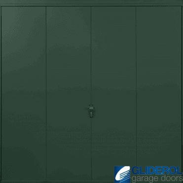 MOSS-GREEN (RAL6005) Up & Over Vertical Wide Rib