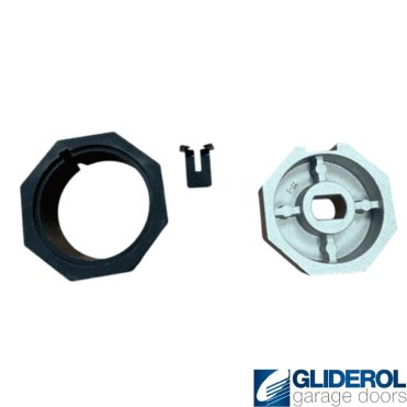 Motor Crown and drive adapter for 60mm compact octagonal tube 