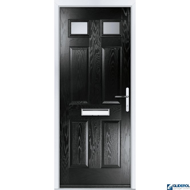 Gliderol Mowbray 2 FIRE-RATED (FD30) door BLACK (RAL9005)