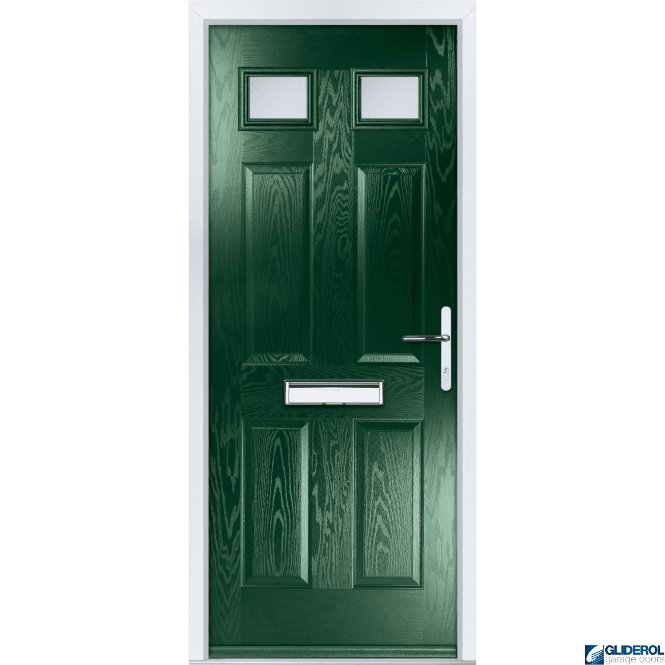 Gliderol Mowbray 2 FIRE-RATED (FD30) door GREEN