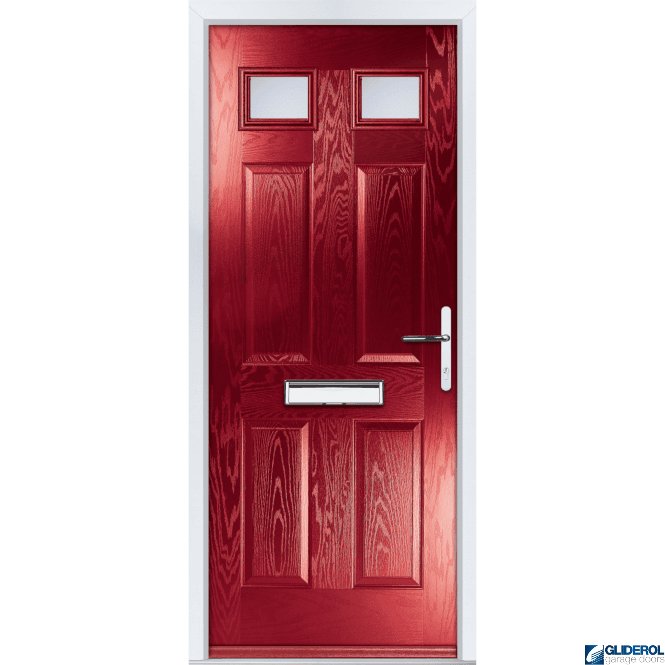 Gliderol Mowbray 2 FIRE-RATED (FD30) door RED