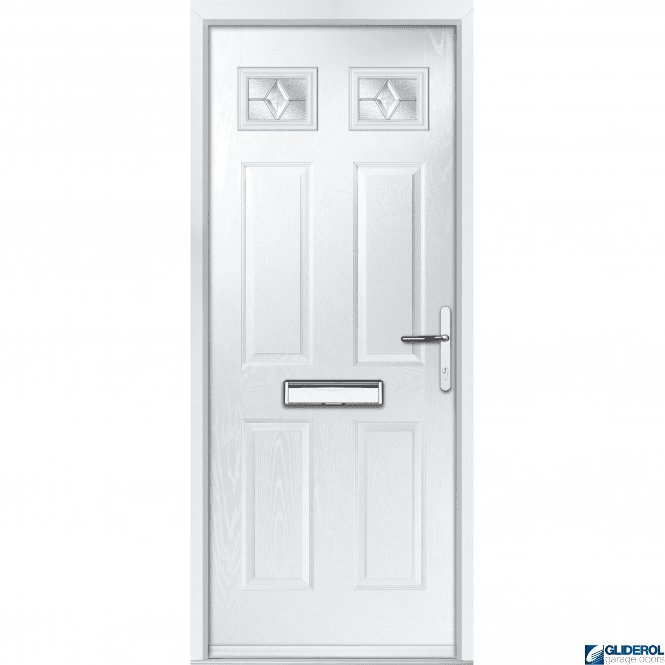 Gliderol Mowbray 2 front entrance door WHITE