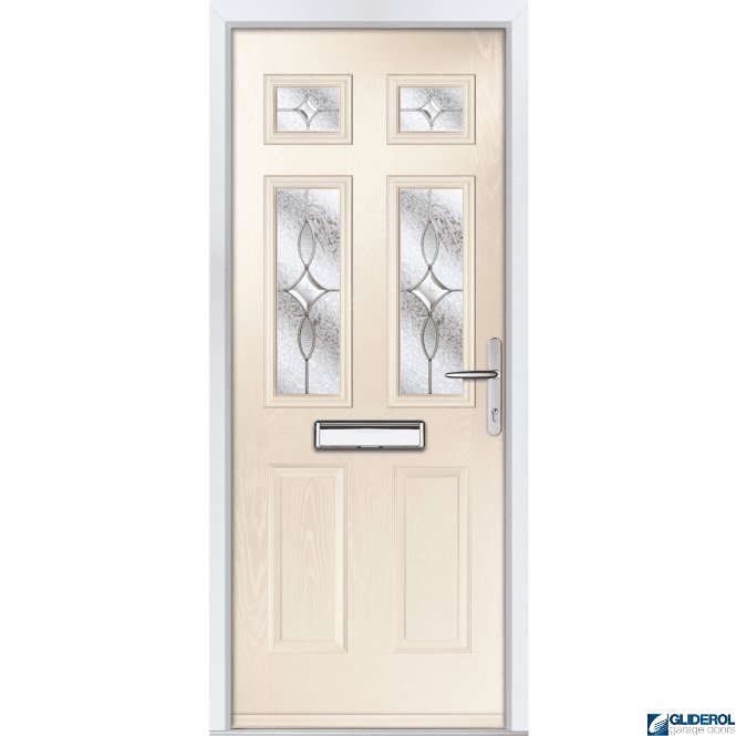 Gliderol Mowbray 4 front entrance door CREAM