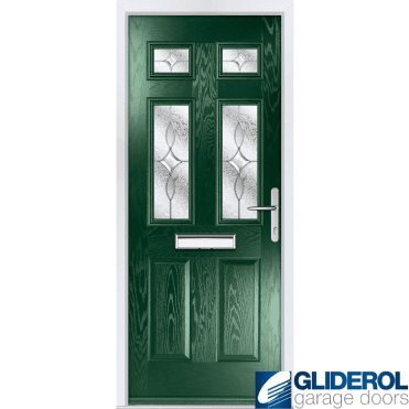 Mowbray 4 front entrance door GREEN (RAL6009)
