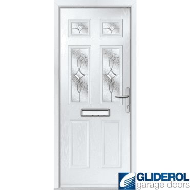 Mowbray 4 front entrance door WHITE