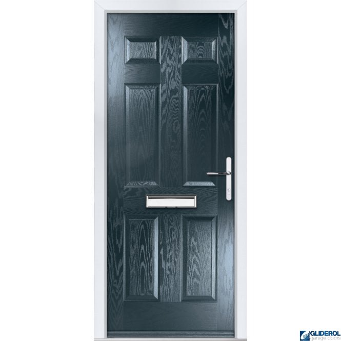 Gliderol Mowbray solid FIRE-RATED (FD30) door ANTHRACITE