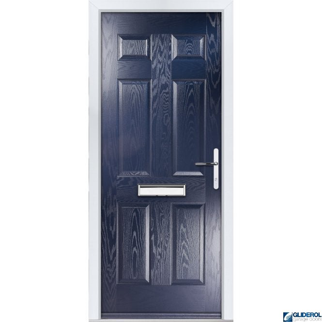 Gliderol Mowbray solid FIRE-RATED (FD30) door BLUE