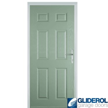Mowbray solid FIRE-RATED (FD30) door CHARTWELL GREEN