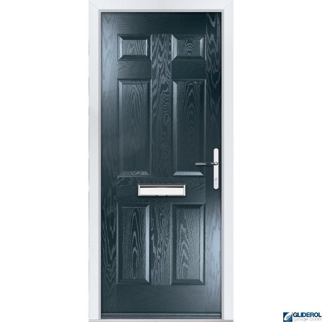 Gliderol Mowbray solid front entrance door ANTHRACITE