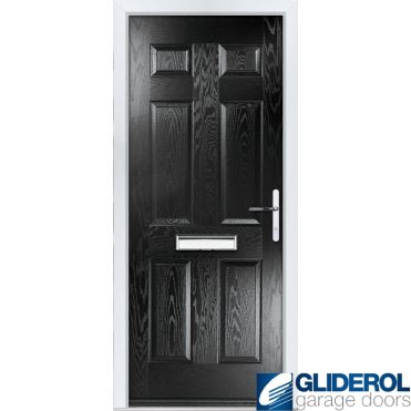 Mowbray solid front entrance door BLACK