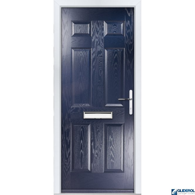 Gliderol Mowbray solid front entrance door BLUE