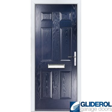 Mowbray solid front entrance door BLUE