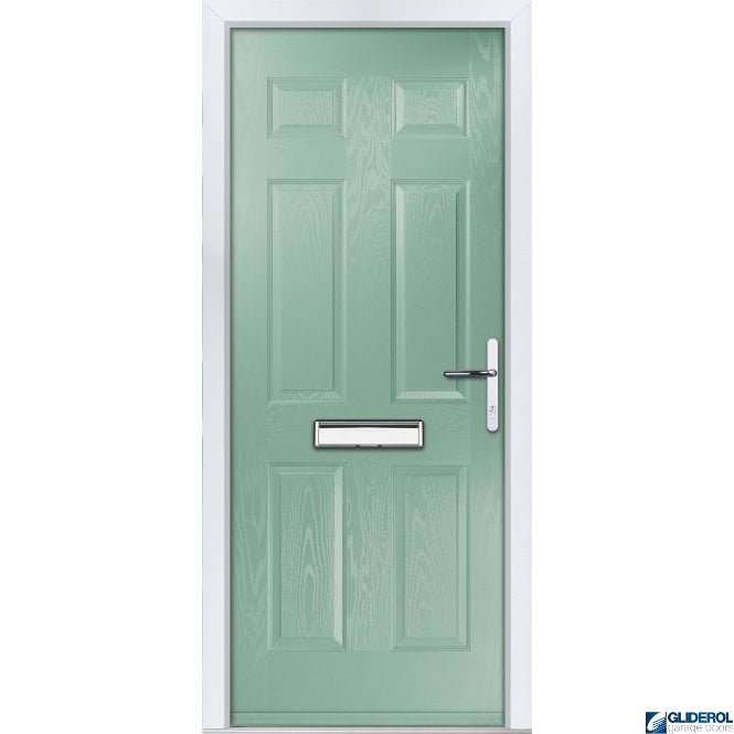 Gliderol Mowbray solid front entrance door CHARTWELL GREEN