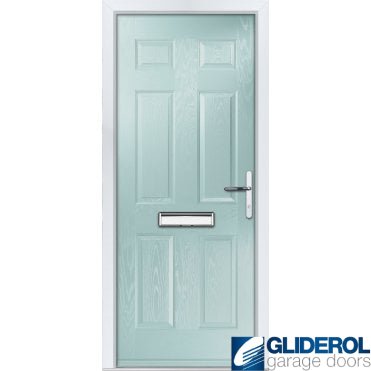 Mowbray solid front entrance door DUCK EGG BLUE