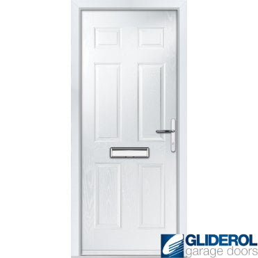Mowbray solid front entrance door WHITE