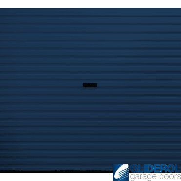 NAVY BLUE (RAL5003) Plastisol Covered MINI Steel Roller Garage Door - Manual
