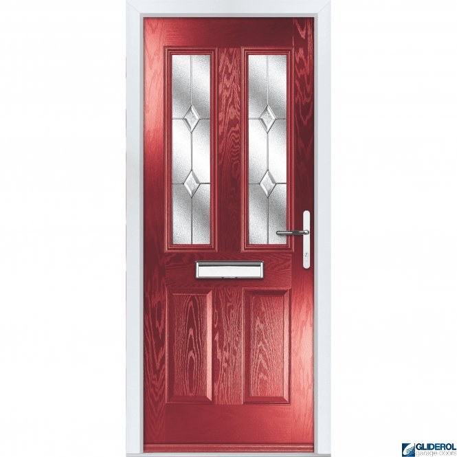 Gliderol Pallister Entrance door RED