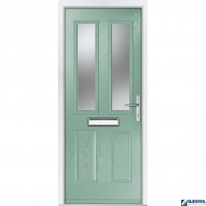 Gliderol Pallister FIRE-RATED (FD30) door CHARTWELL GREEN