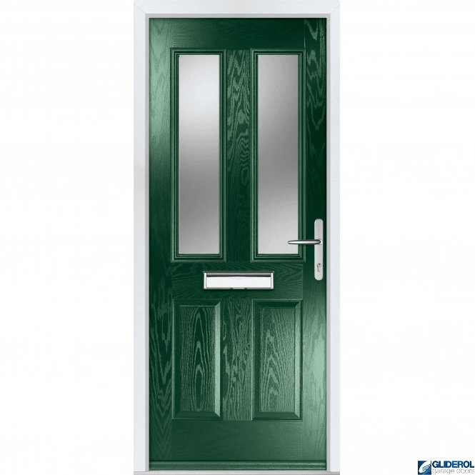 Gliderol Pallister FIRE-RATED (FD30) door GREEN