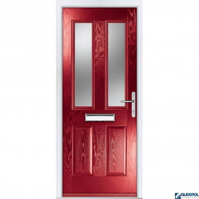 Gliderol Pallister FIRE-RATED (FD30) door RED