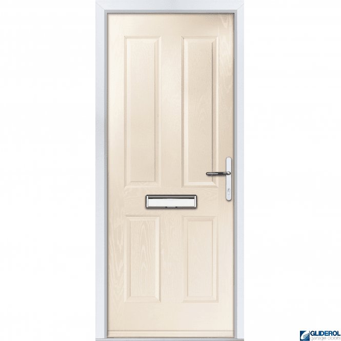 Gliderol Pallister solid Entrance door CREAM
