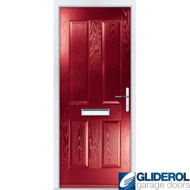 Pallister solid Entrance door RED