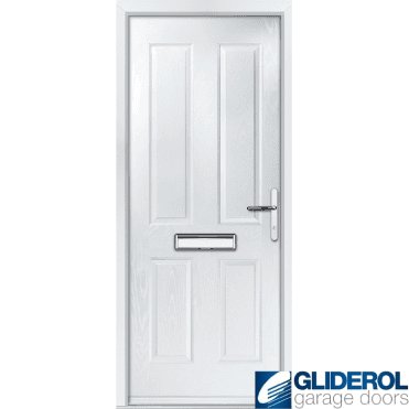 Pallister solid Entrance door WHITE (RAL9016)